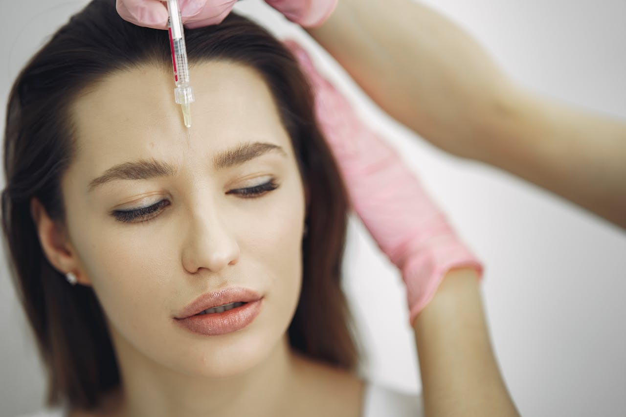aplicacion de botox en la cara